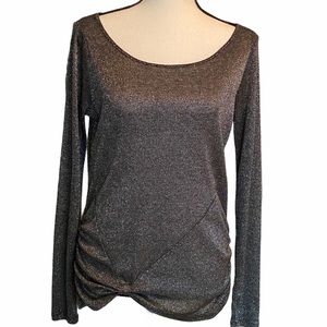 DKNY Jeans Black & Silver Top